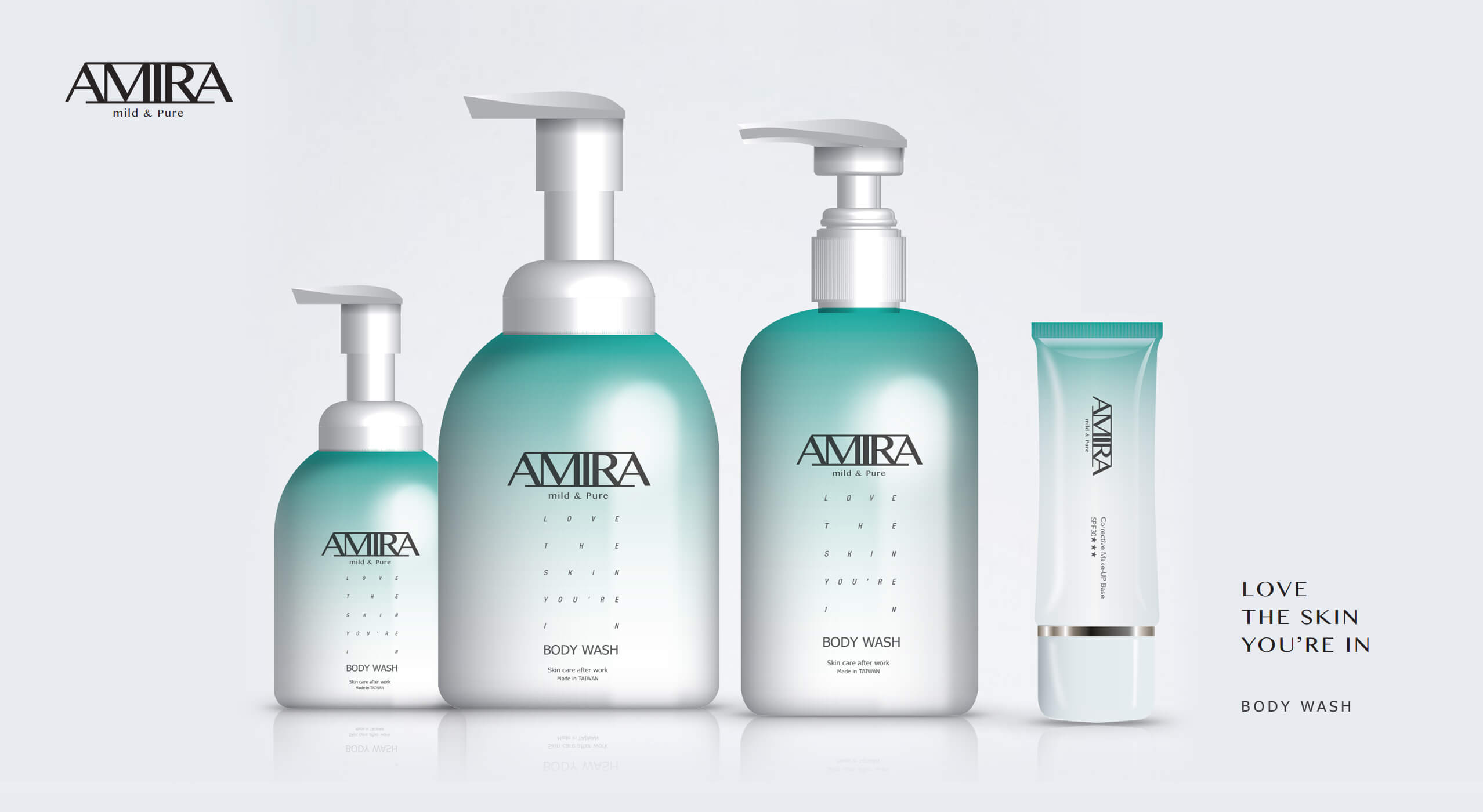 AMIRA鵝米樂品牌整合視覺設計作品