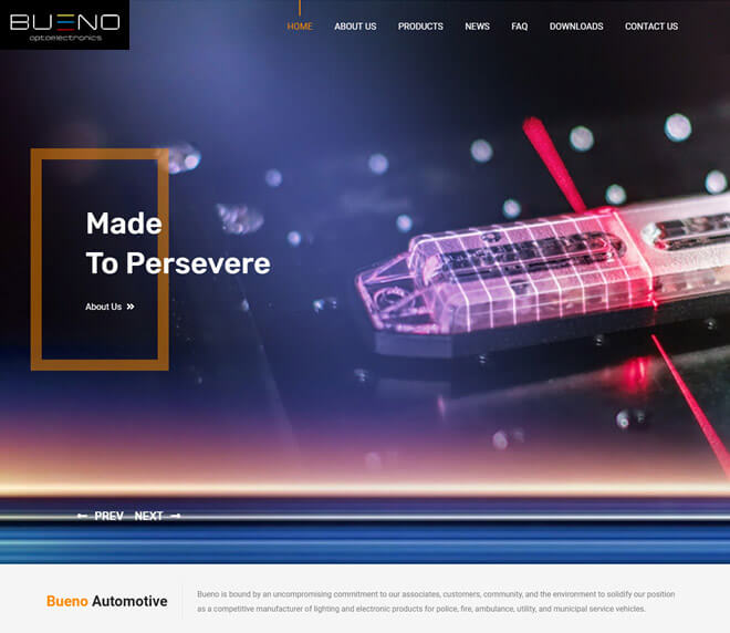 和正豐光電網頁設計